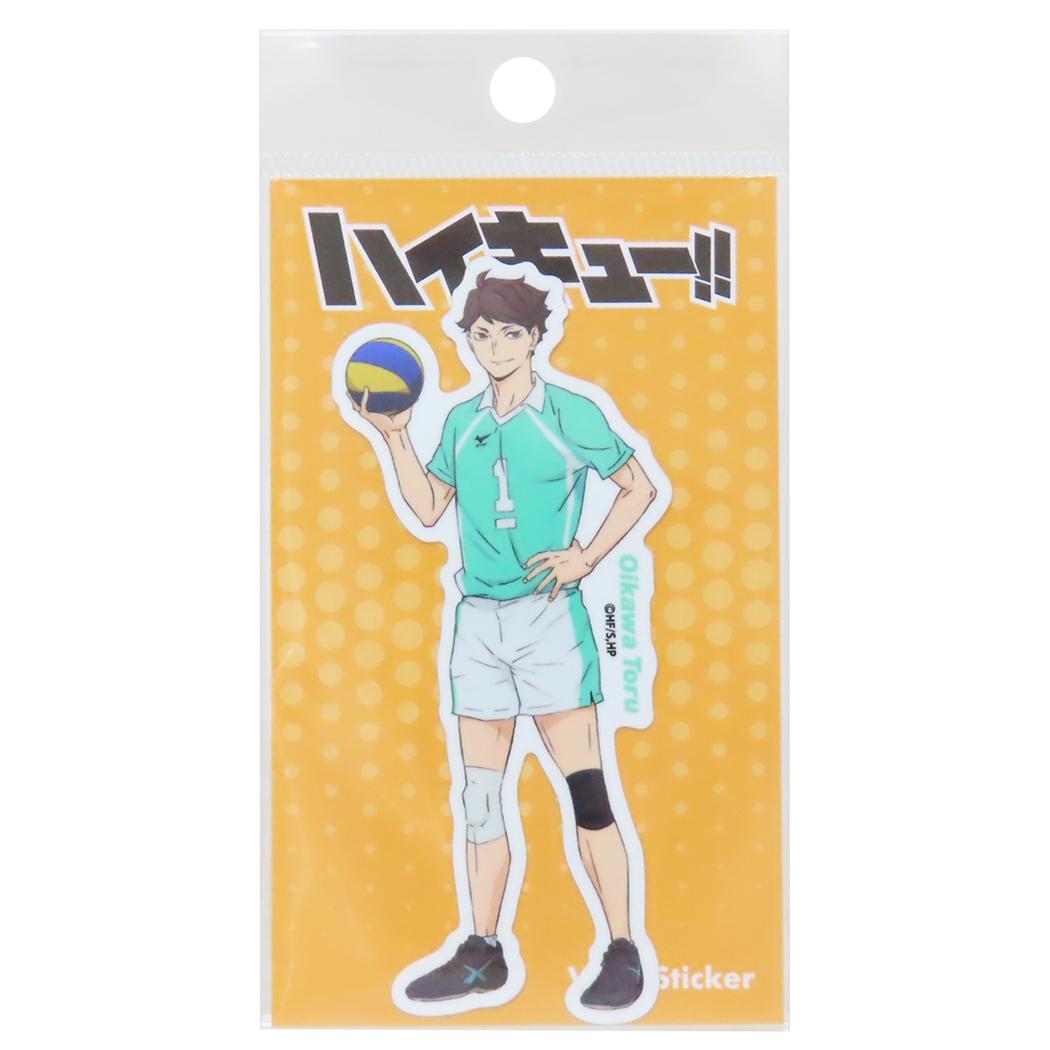 ビニールステッカー ダイカットシール ハイキュー！！ 及川徹 少年ジャンプ ゼネラルステッカー デコステッカー 耐水耐光 アニメメール便可