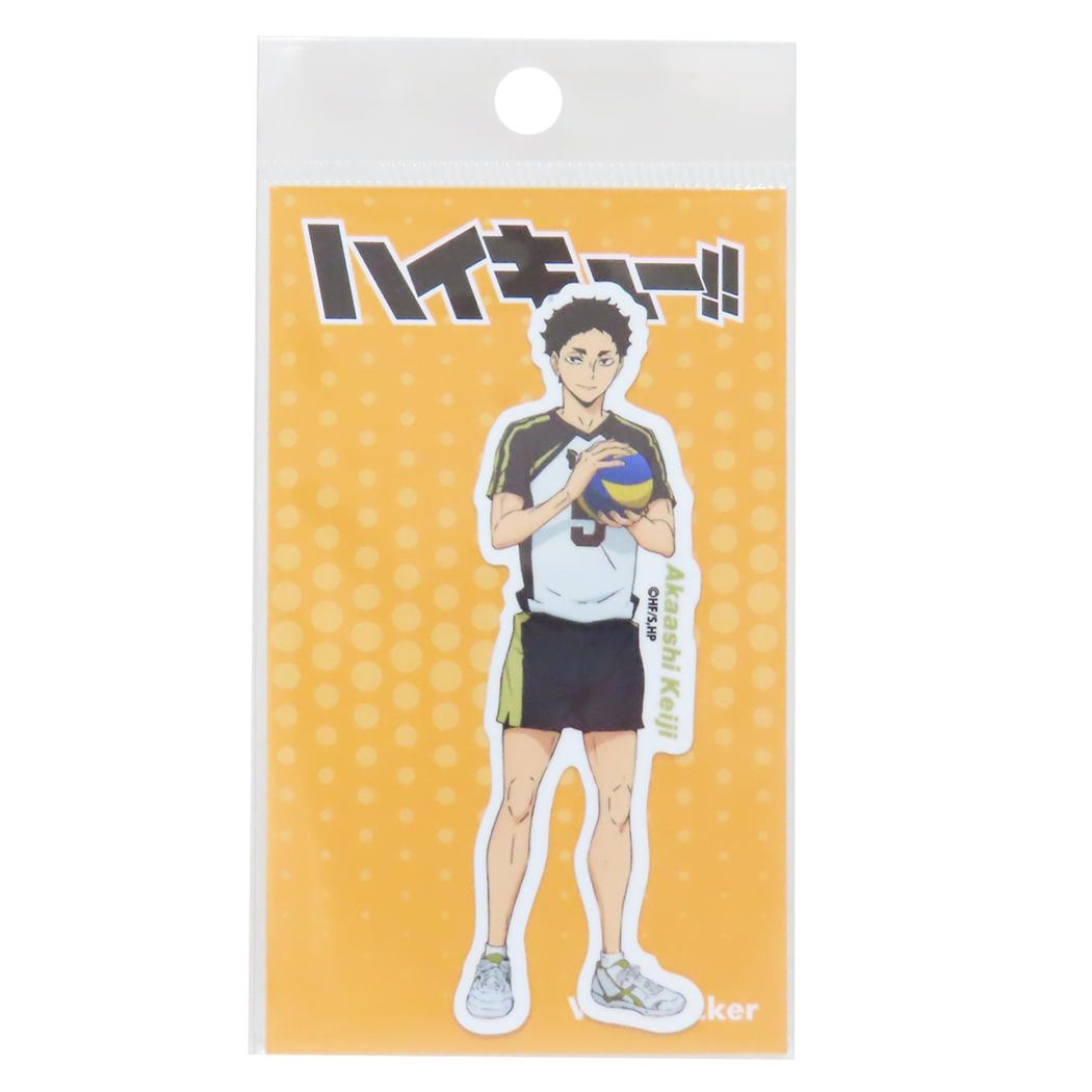 ビニールステッカー ダイカットシール ハイキュー！！ 赤葦京治 少年ジャンプ ゼネラルステッカー デコステッカー 耐水耐光 アニメメール便可