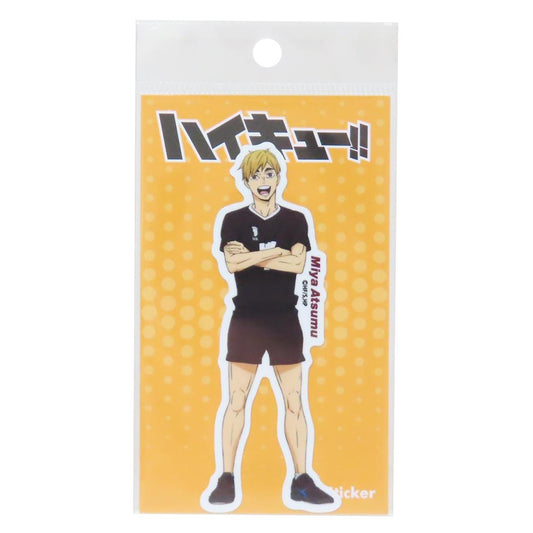 ビニールステッカー ダイカットシール ハイキュー！！ 宮侑 少年ジャンプ ゼネラルステッカー デコステッカー 耐水耐光 アニメメール便可