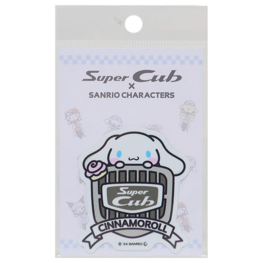 ビニールステッカー ダイカットシール シナモロール Super Cubxサンリオキャラクターズ 02 サンリオ ゼネラルステッカー デコステッカー 耐水耐光 メール便可