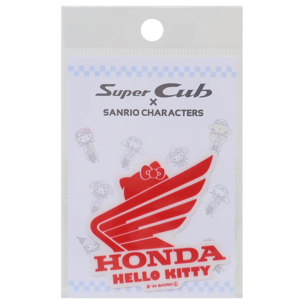 透明ステッカー ダイカットシール ハローキティ HONDAxサンリオキャラクターズ 02 サンリオ ゼネラルステッカー デコステッカー 耐水耐光 メール便可