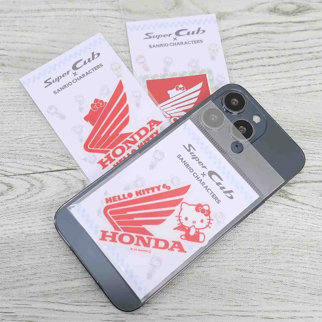 キラキラシール ステッカー ハローキティ HONDAxサンリオキャラクターズ サンリオ ゼネラルステッカー デコステッカー メール便可
