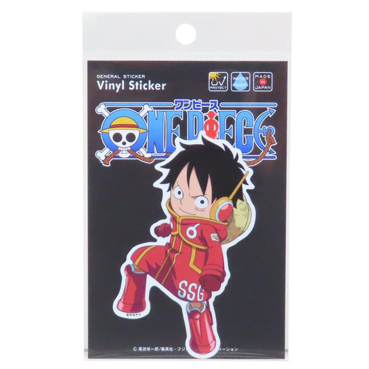 ステッカー ダイカットシール ワンピース エッグヘッド編 ルフィ SD 少年ジャンプ ゼネラルステッカー 耐水耐光 デコステッカー アニメメール便可