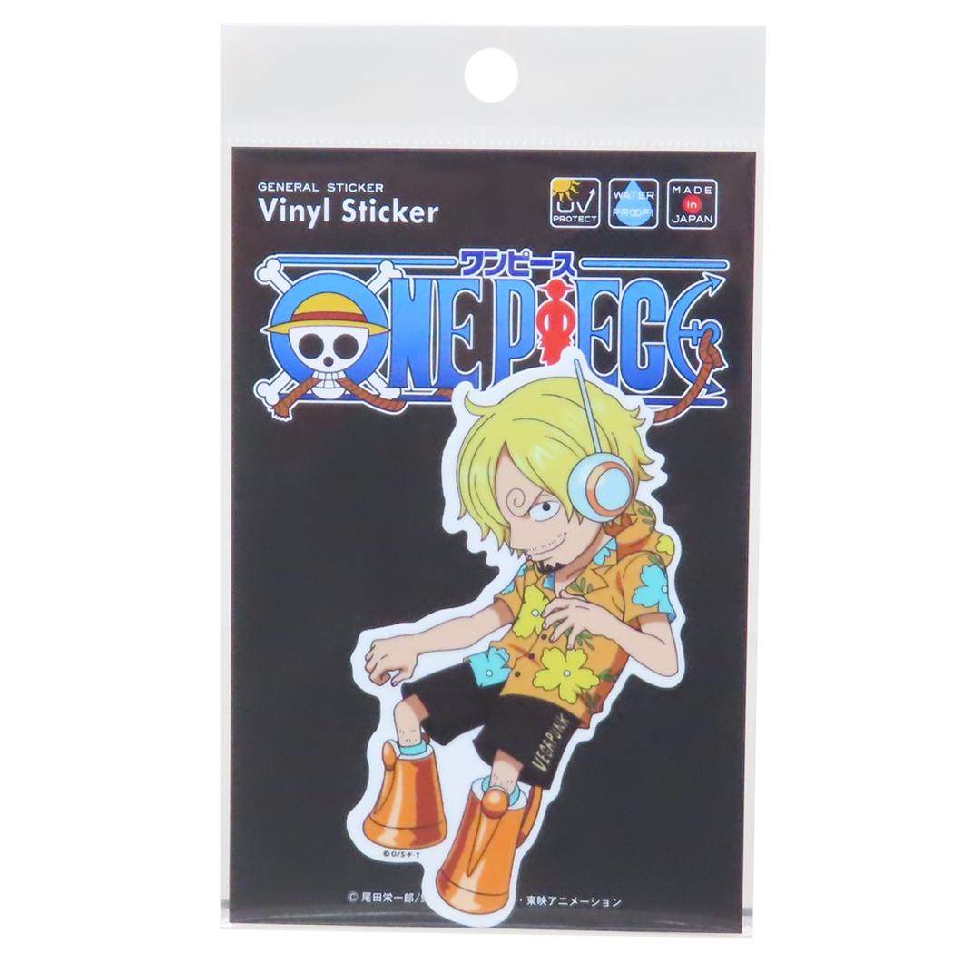 ステッカー ダイカットシール ワンピース エッグヘッド編 サンジ SD 少年ジャンプ ゼネラルステッカー 耐水耐光 デコステッカー アニメメール便可