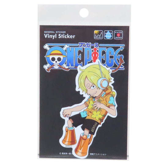 ステッカー ダイカットシール ワンピース エッグヘッド編 サンジ SD 少年ジャンプ ゼネラルステッカー 耐水耐光 デコステッカー アニメメール便可