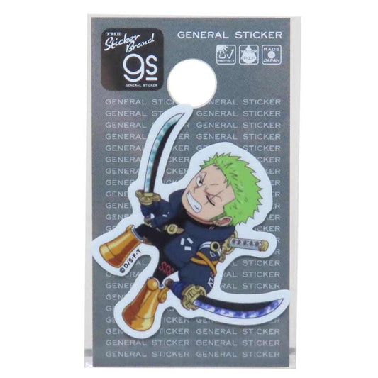 miniステッカー ダイカットシール ワンピース エッグヘッド編 ゾロ SD 少年ジャンプ ゼネラルステッカー 耐水耐光 デコステッカー アニメメール便可