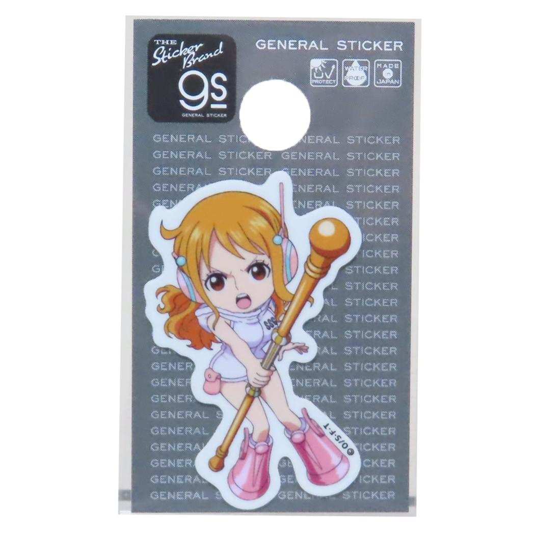 miniステッカー ダイカットシール ワンピース エッグヘッド編 ナミ SD 少年ジャンプ ゼネラルステッカー 耐水耐光 デコステッカー アニメメール便可