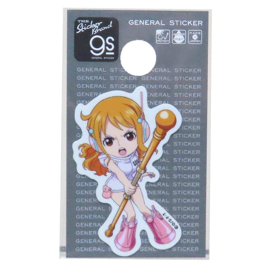 miniステッカー ダイカットシール ワンピース エッグヘッド編 ナミ SD 少年ジャンプ ゼネラルステッカー 耐水耐光 デコステッカー アニメメール便可