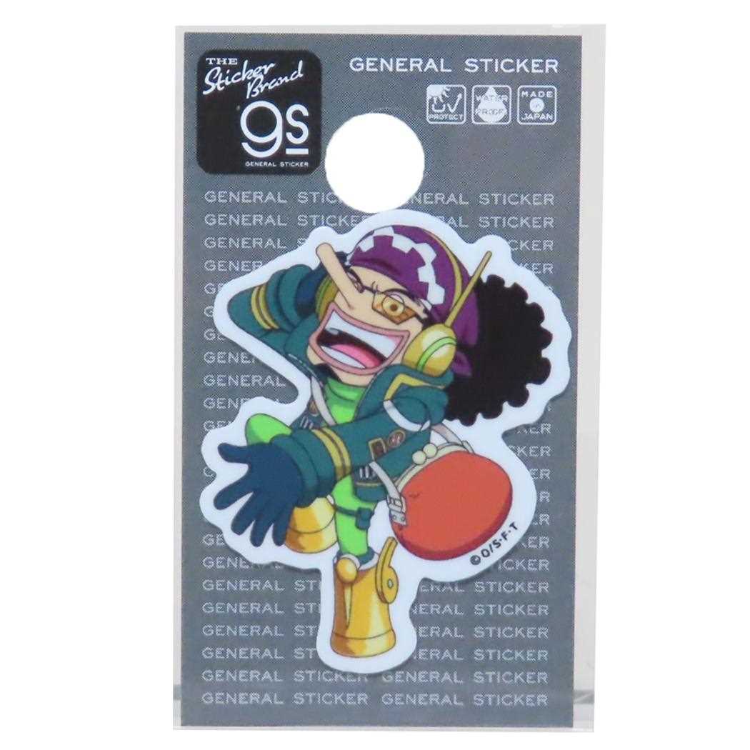 ワンピース ダイカットシール miniステッカー エッグヘッド編 ウソップ SD 少年ジャンプ ゼネラルステッカー 耐水耐光 デコステッカー アニメキャラクター グッズ メール便可 シネマコレクション