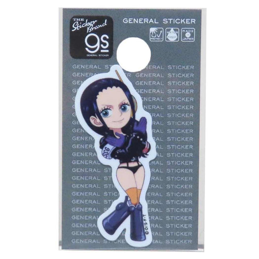 miniステッカー ダイカットシール ワンピース エッグヘッド編 ロビン SD 少年ジャンプ ゼネラルステッカー 耐水耐光 デコステッカー アニメメール便可