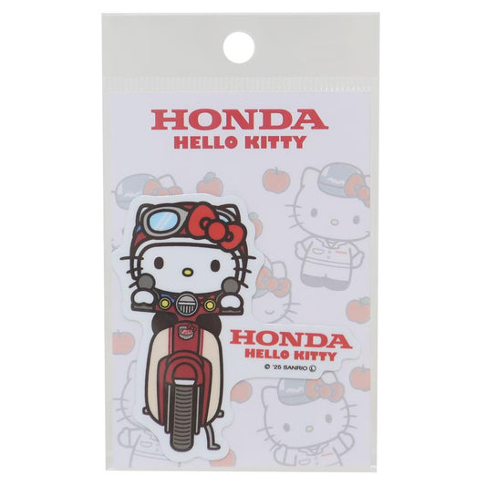 ダイカットステッカー ダイカットシール HONDAxハローキティ バイク サンリオ ゼネラルステッカー デコステッカー 耐水耐光 メール便可