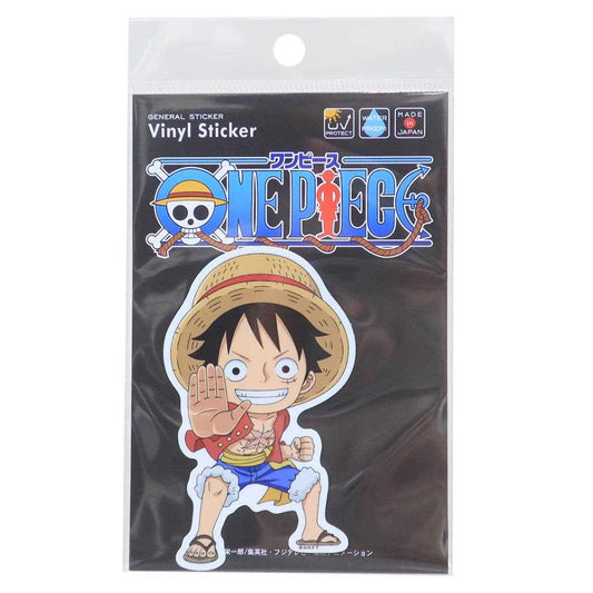 ビニールステッカー ダイカットシール ワンピース ルフィ SD 少年ジャンプ ゼネラルステッカー デコステッカー 耐水耐光 アニメメール便可