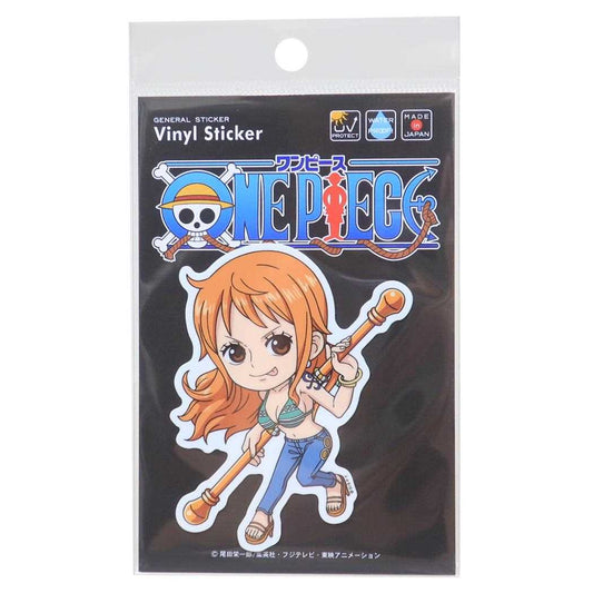 ビニールステッカー ダイカットシール ワンピース ナミ SD 少年ジャンプ ゼネラルステッカー デコステッカー 耐水耐光 アニメメール便可