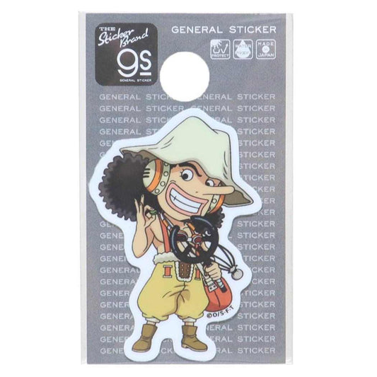 ダイカットミニステッカー ビニールシール ワンピース ウソップ SD 少年ジャンプ ゼネラルステッカー 耐水耐光 デコステッカー アニメメール便可