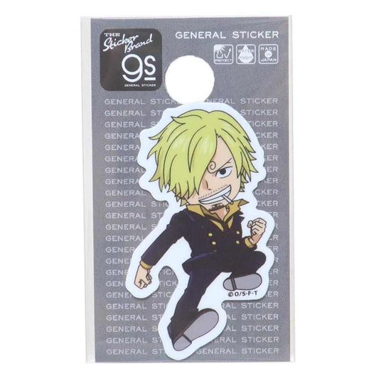 ダイカットミニステッカー ビニールシール ワンピース サンジ SD 少年ジャンプ ゼネラルステッカー 耐水耐光 デコステッカー アニメメール便可