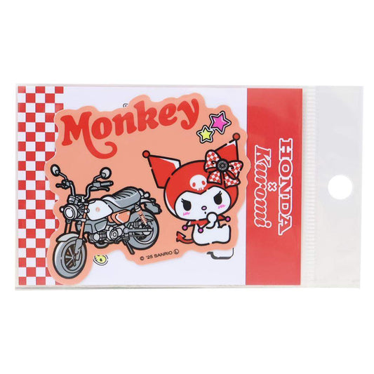 ダイカットステッカー ビニールシール HONDAxクロミ Monkey サンリオ ゼネラルステッカー 耐水耐光 デコステッカー 日本製 メール便可