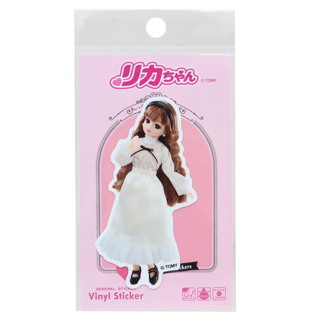リカちゃん ダイカットシール ダイカットビニールステッカー おとなっぽリカちゃん ゼネラルステッカー デコステッカー 耐水耐光 日本製 キャラクター グッズ メール便可 シネマコレクション