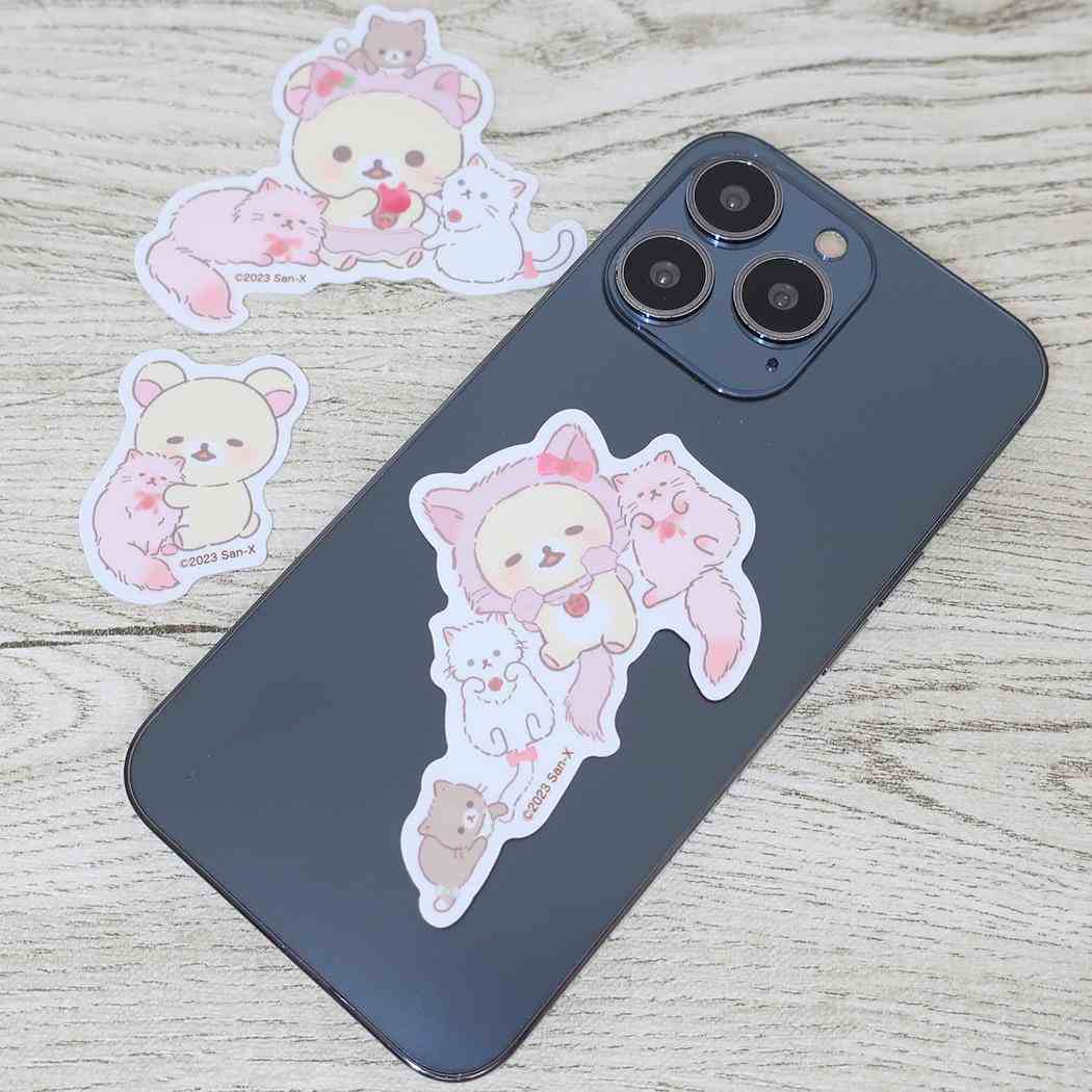 ステッカーパックミニ 3枚セット ステッカーリラックマ コリラックマ サンエックス ゼネラルステッカー 耐水耐光 デコステッカー メール便可