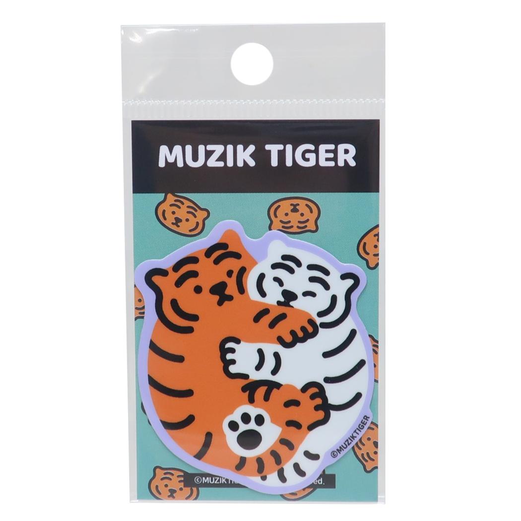 ダイカットミニステッカー ダイカットシール MUZIK TIGER ムジークタイガー なかよし ゼネラルステッカー 耐水耐光 デコステッカー メール便可