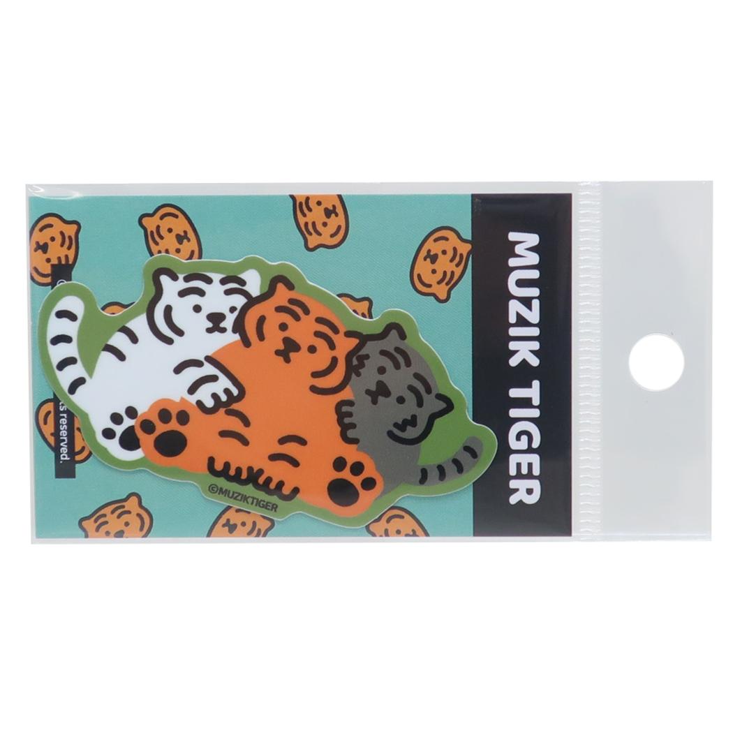 ダイカットミニステッカー ダイカットシール MUZIK TIGER ムジークタイガー 集合 ゼネラルステッカー 耐水耐光 デコステッカー メール便可