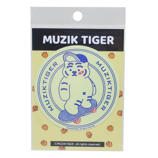 ダイカットステッカー ダイカットシール MUZIK TIGER ムジークタイガー スケボー ゼネラルステッカー 耐水耐光 デコステッカー メール便可