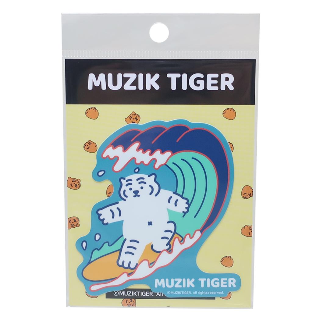 ダイカットステッカー ダイカットシール MUZIK TIGER ムジークタイガー サーフィン ゼネラルステッカー 耐水耐光 デコステッカー メール便可