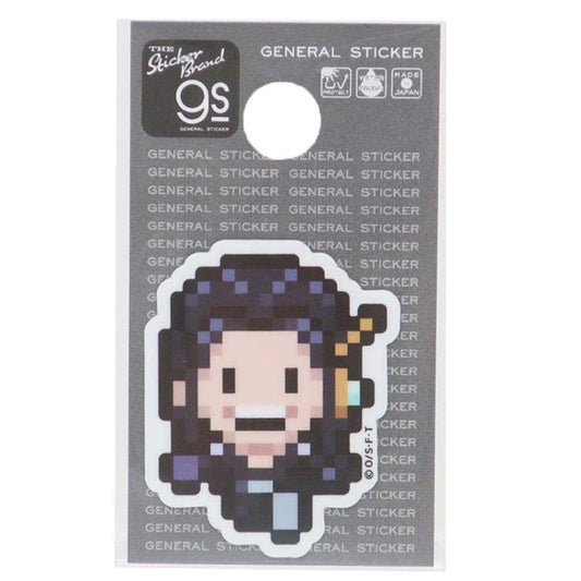 ダイカットミニステッカー ビニールシール ワンピース ピクセル Sサイズ ロビン エッグヘッドver 少年ジャンプ ゼネラルステッカー 耐水耐光 デコステッカー アニメメール便可