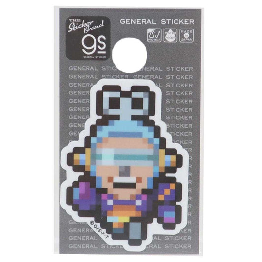 ダイカットミニステッカー ビニールシール ワンピース ピクセル Sサイズ フランキー エッグヘッドver 少年ジャンプ ゼネラルステッカー 耐水耐光 デコステッカー アニメメール便可