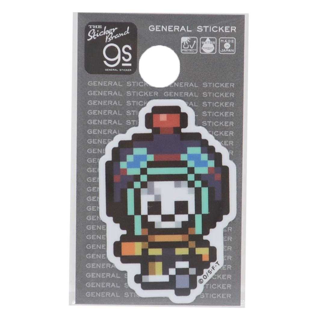 ダイカットミニステッカー ビニールシール ワンピース ピクセル Sサイズ ブルック エッグヘッドver 少年ジャンプ ゼネラルステッカー 耐水耐光 デコステッカー アニメメール便可