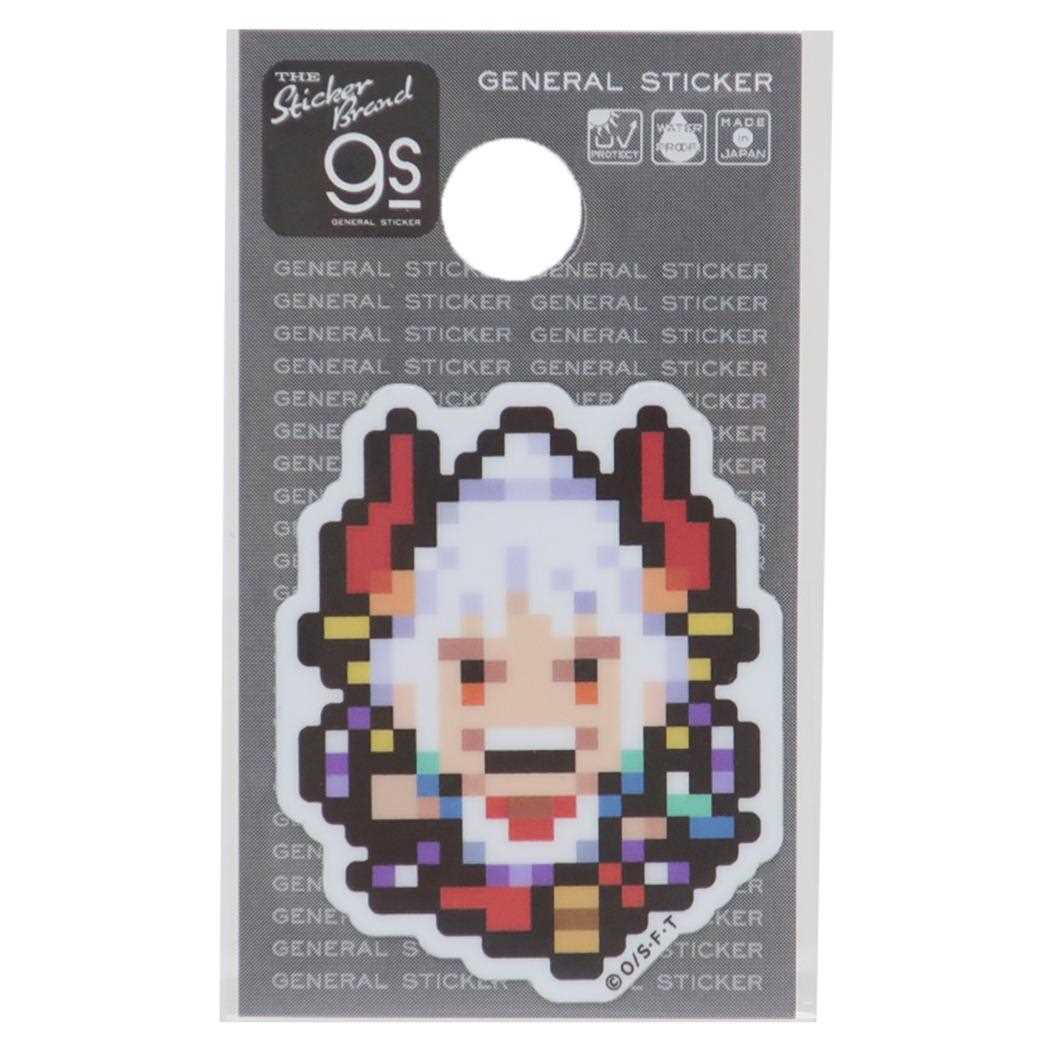 ダイカットミニステッカー ビニールシール ワンピース ピクセル Sサイズ ヤマト 少年ジャンプ ゼネラルステッカー 耐水耐光 デコステッカー アニメメール便可