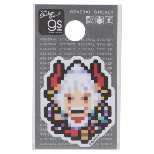ダイカットミニステッカー ビニールシール ワンピース ピクセル Sサイズ ヤマト 少年ジャンプ ゼネラルステッカー 耐水耐光 デコステッカー アニメメール便可