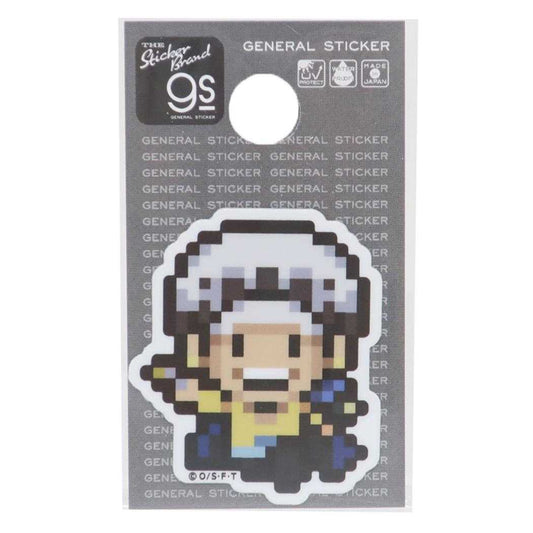 ダイカットミニステッカー ビニールシール ワンピース ピクセル Sサイズ ロー 討ち入り衣装 少年ジャンプ ゼネラルステッカー 耐水耐光 デコステッカー アニメメール便可