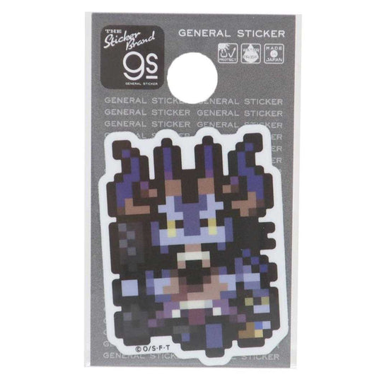 ダイカットミニステッカー ビニールシール ワンピース ピクセル Sサイズ カイドウ 人獣型 少年ジャンプ ゼネラルステッカー 耐水耐光 デコステッカー アニメメール便可