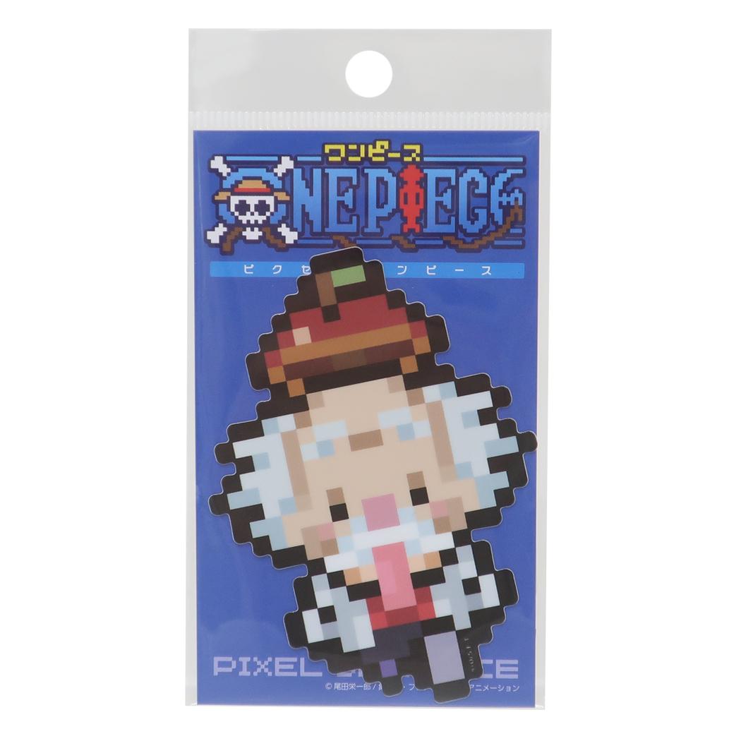 ビニールステッカー ダイカットシール ワンピース ピクセル Dr.ベガパンク 少年ジャンプ ゼネラルステッカー デコステッカー 耐水耐光 アニメメール便可