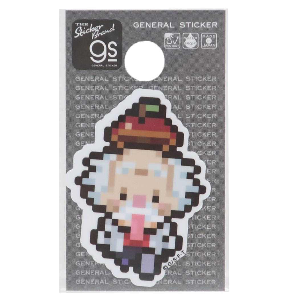 ダイカットミニステッカー ビニールシール ワンピース ピクセル Sサイズ Dr.ベガパンク 少年ジャンプ ゼネラルステッカー 耐水耐光 デコステッカー アニメメール便可