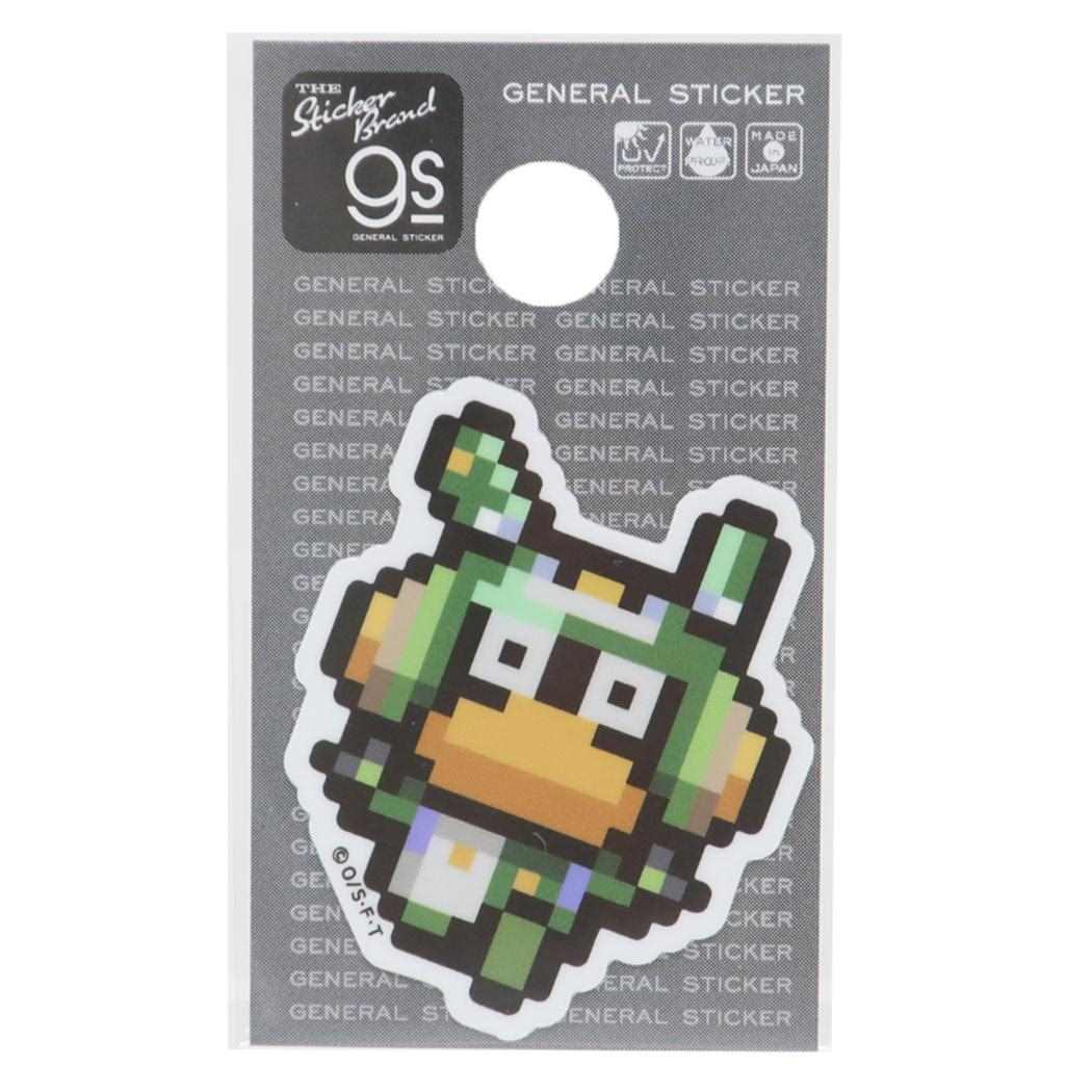 ダイカットミニステッカー ビニールシール ワンピース ピクセル Sサイズ エジソン 少年ジャンプ ゼネラルステッカー 耐水耐光 デコステッカー アニメメール便可