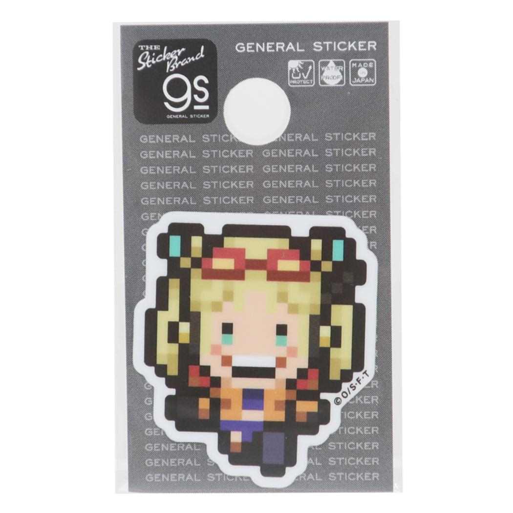 ダイカットミニステッカー ビニールシール ワンピース ピクセル Sサイズ ヨーク 少年ジャンプ ゼネラルステッカー 耐水耐光 デコステッカー アニメメール便可