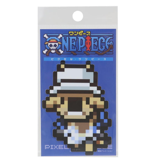 ビニールステッカー ダイカットシール ワンピース ピクセル カク エッグヘッドver 少年ジャンプ ゼネラルステッカー デコステッカー 耐水耐光 アニメメール便可