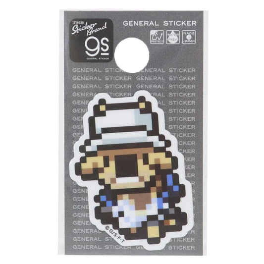 ダイカットミニステッカー ビニールシール ワンピース ピクセル Sサイズ カク エッグヘッドver 少年ジャンプ ゼネラルステッカー 耐水耐光 デコステッカー アニメメール便可
