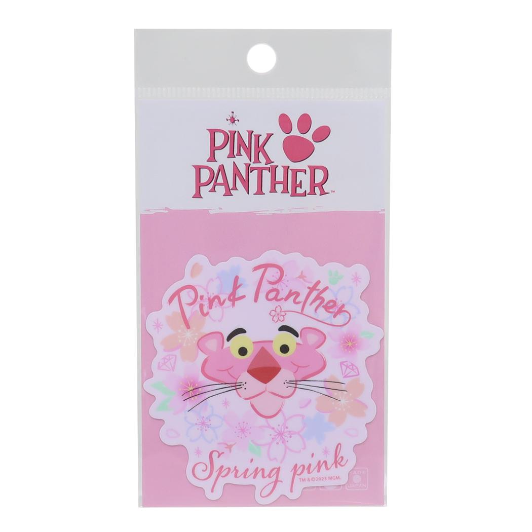 ダイカットビニールステッカー ビニールシール ピンクパンサー 桜 フェイス ゼネラルステッカー デコステッカー 耐水耐光 メール便可