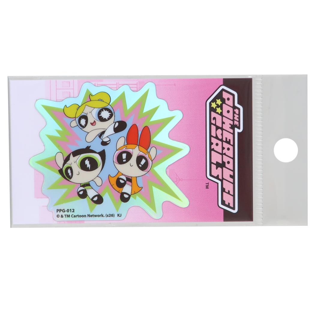 パワーパフガールズ ダイカットシール ホログラムミニステッカー POP！ ゼネラルステッカー