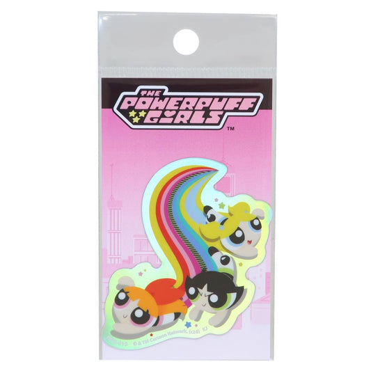 パワーパフガールズ ダイカットシール ホログラムミニステッカー カラフル ゼネラルステッカー