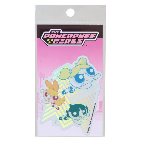 パワーパフガールズ ダイカットシール ホログラムステッカー POWER！ ゼネラルステッカー