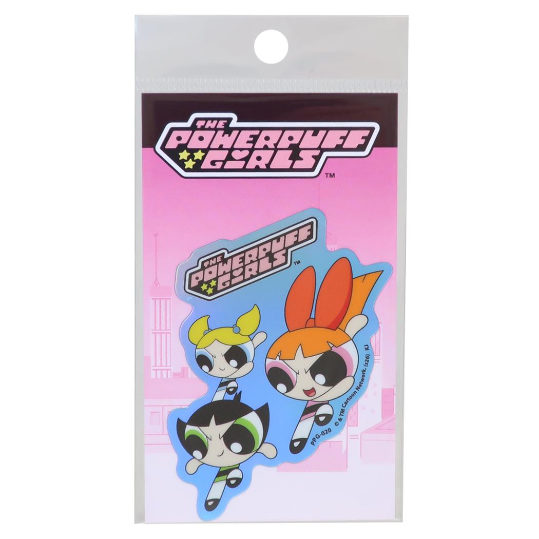 パワーパフガールズ ダイカットシール ホログラムステッカー キック ゼネラルステッカー
