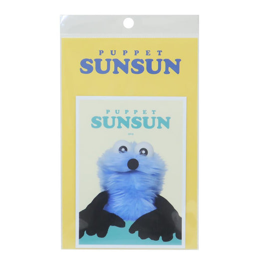 ビッグサイズステッカー ビッグシール パペットスンスン スンスン PUPPET SUNSUN ゼネラルステッカー 耐水耐光 デコステッカー メール便可