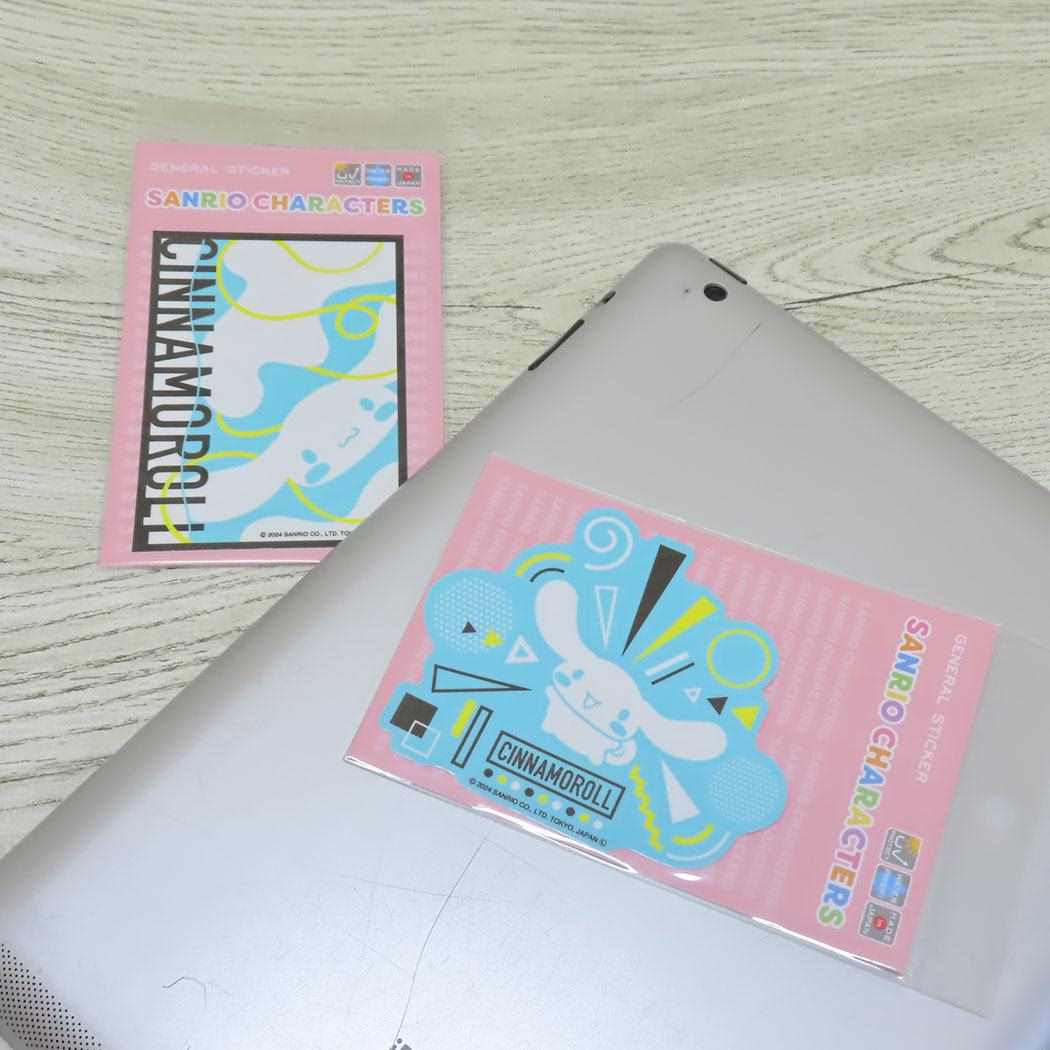 ビニールステッカー ダイカットシール シナモロール Modern スクエア サンリオ ゼネラルステッカー デコステッカー 耐水耐光 メール便可