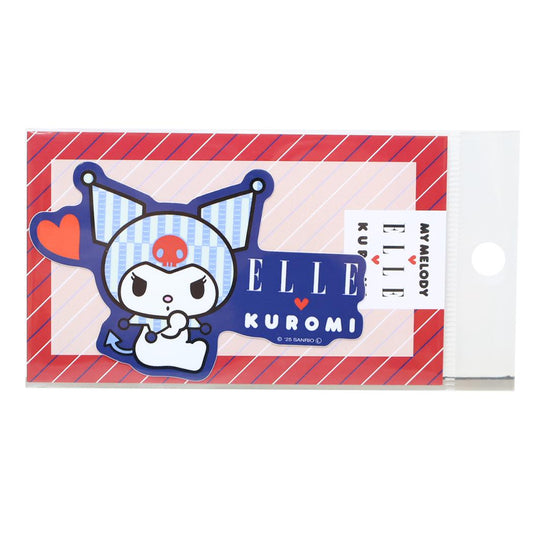 ダイカットステッカー ダイカットシール ELLExマイメロディ＆クロミ クロミ サンリオ ゼネラルステッカー デコシール 耐水耐光 メール便可