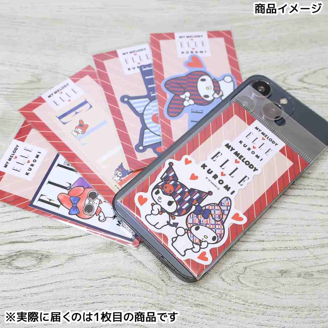ダイカットステッカー ダイカットシール ELLExマイメロディ＆クロミ クロミ サンリオ ゼネラルステッカー デコシール 耐水耐光 メール便可