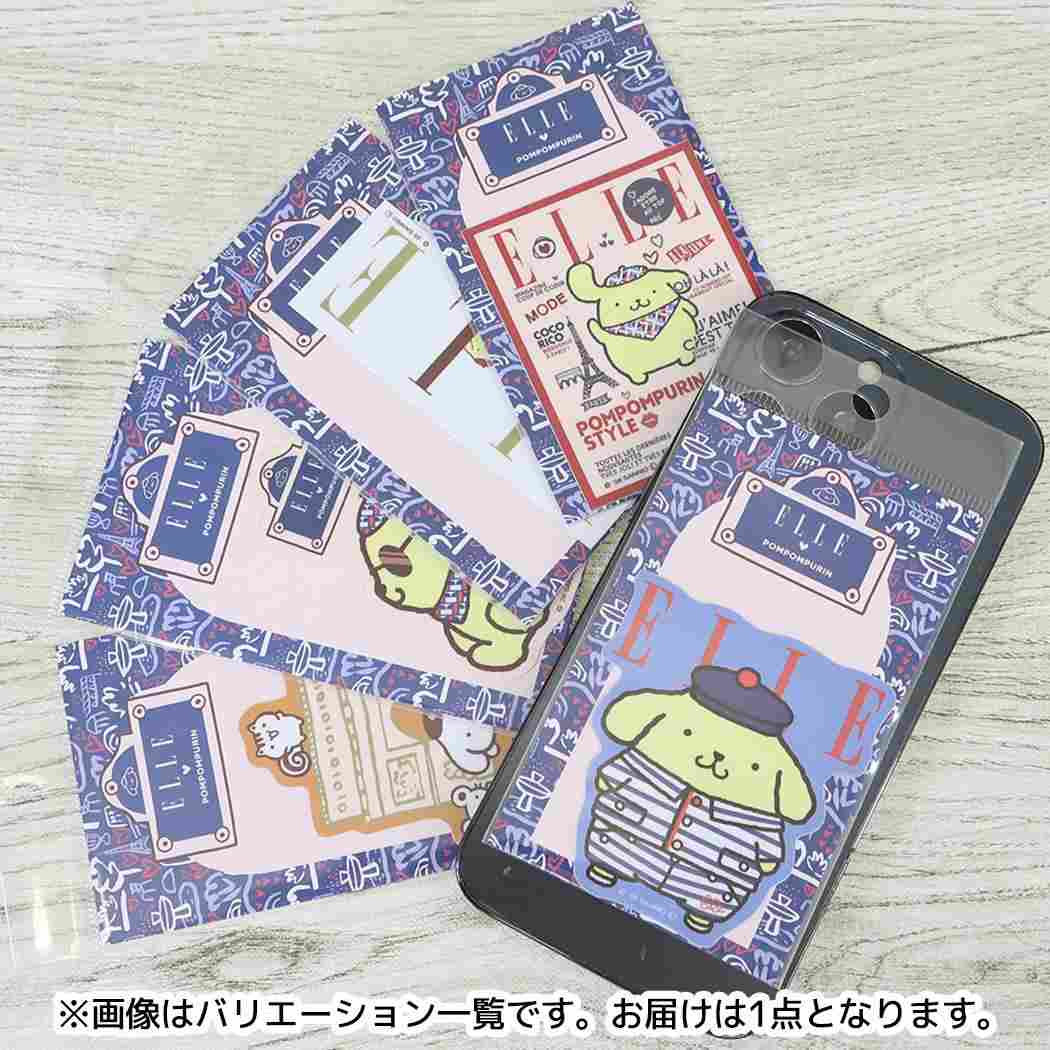 ELLExポムポムプリン ダイカットシール ダイカットステッカー サングラス Sanrio ゼネラルステッカー