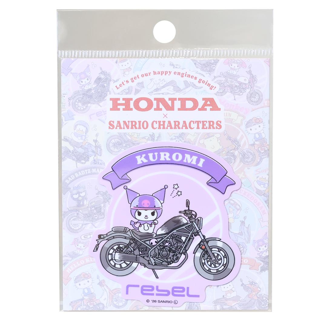 クロミxHONDA ビニールシール ダイカットステッカー Rebel サンリオ ゼネラルステッカー